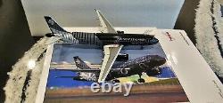 Herpa Air New Zealand A320-232 1200 554367 All Blacks Colors ZK-OAB
