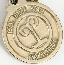 Historic New Zealand Rotorua Hotel Silver Fob Room Key Heavy Foreign Traveling