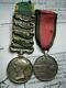 Historical Crimea War medal pair 4 bars E Arnold India New Zealand North America