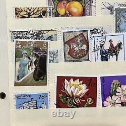 Iceland, Zimbabwe, Isle Of Man, New Zealand Worldwide Stamps Lot In Stock Page