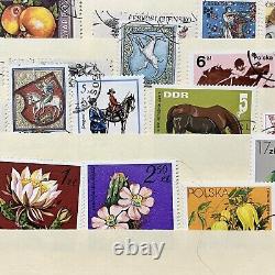 Iceland, Zimbabwe, Isle Of Man, New Zealand Worldwide Stamps Lot In Stock Page