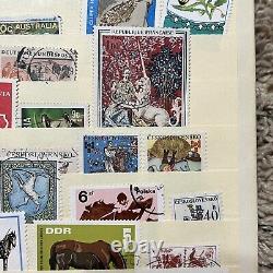 Iceland, Zimbabwe, Isle Of Man, New Zealand Worldwide Stamps Lot In Stock Page