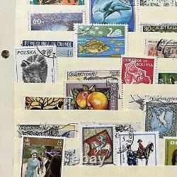 Iceland, Zimbabwe, Isle Of Man, New Zealand Worldwide Stamps Lot In Stock Page