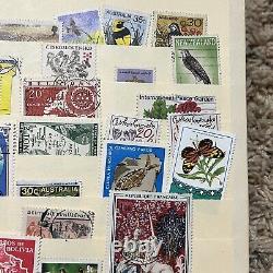 Iceland, Zimbabwe, Isle Of Man, New Zealand Worldwide Stamps Lot In Stock Page