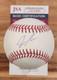Jacinda Ardern Signed OMLB Baseball JSA COA #CB78880 New Zealand Prime Minister