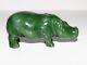 Jade Malachite Hippo Lion Rhino Art Animal Gemstone Mineral Figurine Collectible
