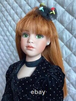 Jan McLean Artist doll Petunia ll LE 24/500 Porcelain 17 tall RARE
