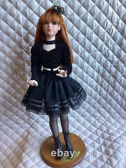 Jan McLean Artist doll Petunia ll LE 24/500 Porcelain 17 tall RARE