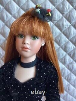 Jan McLean Artist doll Petunia ll LE 24/500 Porcelain 17 tall RARE