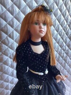 Jan McLean Artist doll Petunia ll LE 24/500 Porcelain 17 tall RARE