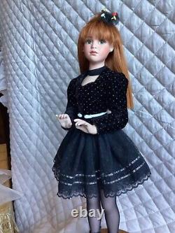 Jan McLean Artist doll Petunia ll LE 24/500 Porcelain 17 tall RARE