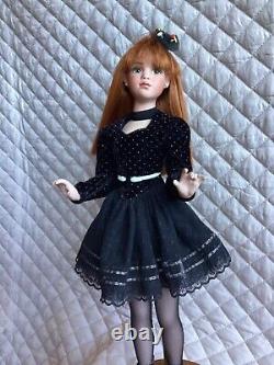 Jan McLean Artist doll Petunia ll LE 24/500 Porcelain 17 tall RARE