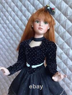 Jan McLean Artist doll Petunia ll LE 24/500 Porcelain 17 tall RARE