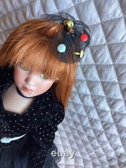 Jan McLean Artist doll Petunia ll LE 24/500 Porcelain 17 tall RARE