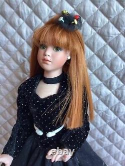 Jan McLean Artist doll Petunia ll LE 24/500 Porcelain 17 tall RARE