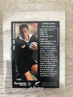 Jonah Lomu RC Rookie 1995 All Blacks DYNAMIC MARKETING 95 CONTENDERS Set of 55