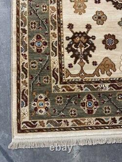 Karasatan Original Collection Ivory Oushak 721 5'9x9' 100% New Zealand wool rug