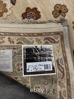 Karasatan Original Collection Ivory Oushak 721 5'9x9' 100% New Zealand wool rug