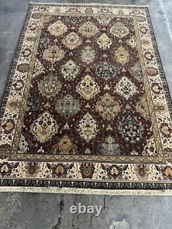 Karastan Antalya Collection Panel Kirman-Redwood 5'7x7'11 100% New Zealand Wool
