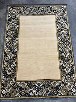 Karastan Townhouse Collection Bedford Quarry Blue 5'7x7'11 100% New Zealand Wool