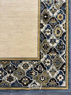 Karastan Townhouse Collection Bedford Quarry Blue 5'7x7'11 100% New Zealand Wool