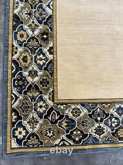 Karastan Townhouse Collection Bedford Quarry Blue 5'7x7'11 100% New Zealand Wool