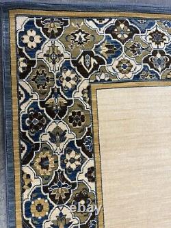Karastan Townhouse Collection Bedford Quarry Blue 5'7x7'11 100% New Zealand Wool