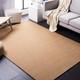 Kilim Collection Area Rug 8' x 10', Brown, Handmade New Zealand Wool, Ideal