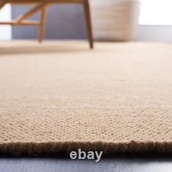 Kilim Collection Area Rug 8' x 10', Brown, Handmade New Zealand Wool, Ideal