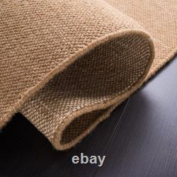 Kilim Collection Area Rug 8' x 10', Brown, Handmade New Zealand Wool, Ideal
