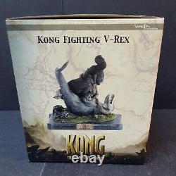 King Kong Fighting V-rex Movie Statue Weta Nz Collectibles Limited Edition