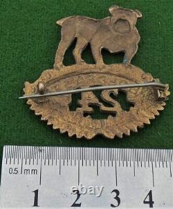 Kiwi ANZAC WW1 New Zealand 24th INFANTRY Reinforcement Hat Badge British BULLDOG
