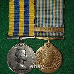 Korean War Medal Pair to Haigney, Royal New Zealand Navy, with research