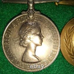 Korean War Medal Pair to Haigney, Royal New Zealand Navy, with research