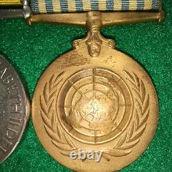 Korean War Medal Pair to Haigney, Royal New Zealand Navy, with research