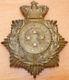 LARGE New Zealand Volunteers HELMET PLATE'Four Star' 1895 Queen Victoria Crown