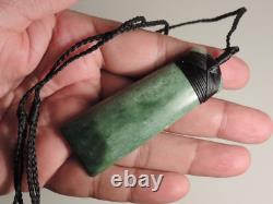 LITE GREEN INANGA Nice TOKI New Zealand Greenstone Maori Pounamu Jade Nephrite