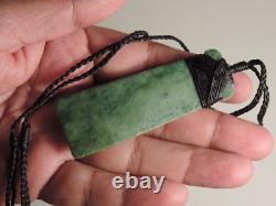 LITE GREEN INANGA Nice TOKI New Zealand Greenstone Maori Pounamu Jade Nephrite