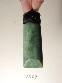 LITE GREEN INANGA Nice TOKI New Zealand Greenstone Maori Pounamu Jade Nephrite