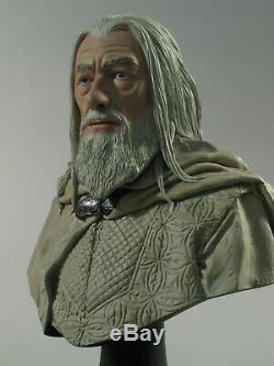 LOTR SIDESHOW WETA Gandalf the White 1/4 scale bust Limited #539 of 2000 PERFECT