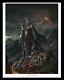LOTR Sideshow Collectibles Weta Sauron Fine Art Paper Giclee LE 55/800 17x20