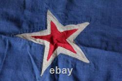 Large Antique Original Hand Stitched New Zealand Flag. Benjamin Edgington. 8 ft