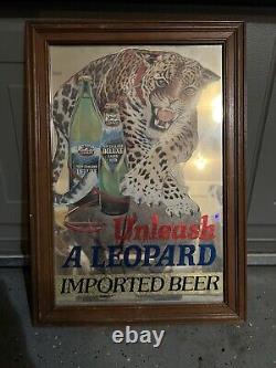 Leopard Lager Beer Mirror Sign New Zealand