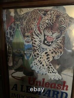 Leopard Lager Beer Mirror Sign New Zealand