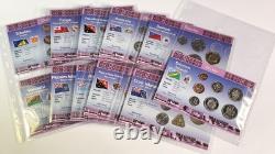 Littleton Oceania Uncirculated World Coin Sets! Lot of 11 Countries from Oceania