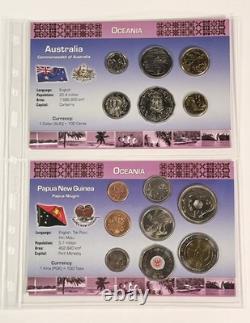 Littleton Oceania Uncirculated World Coin Sets! Lot of 11 Countries from Oceania