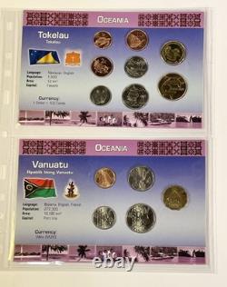 Littleton Oceania Uncirculated World Coin Sets! Lot of 11 Countries from Oceania