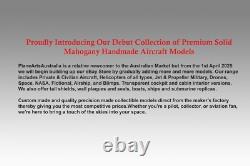 Lockheed C130H Royal New Zealand Air Force Mahogany Wood Handmade Airplane Model