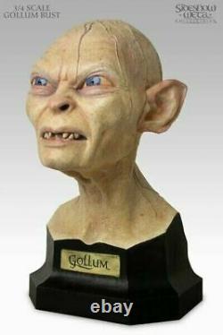 Lord of the Rings Gollum Polystone Bust Sideshow Weta Collectibles MINT/NEW
