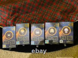 Lord of the Rings NZ Mint chibi coin collection Frodo/Samwise/Gandalf/Legolas